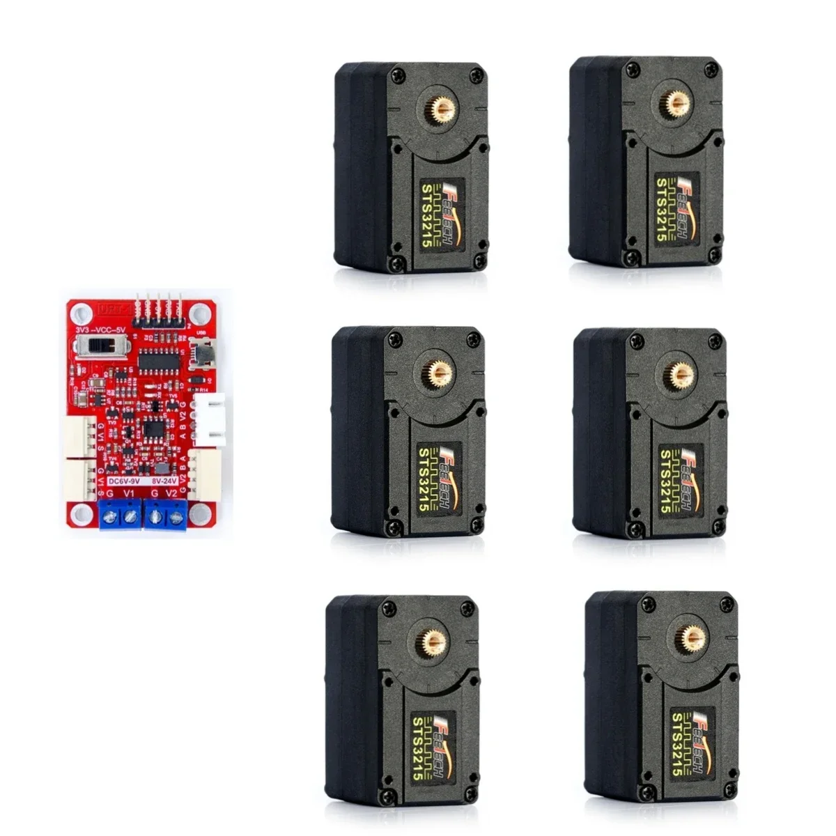 Robot Arm Motor - Feetech STS3215 19KG 7.4V overbrengingsverhouding 1:345