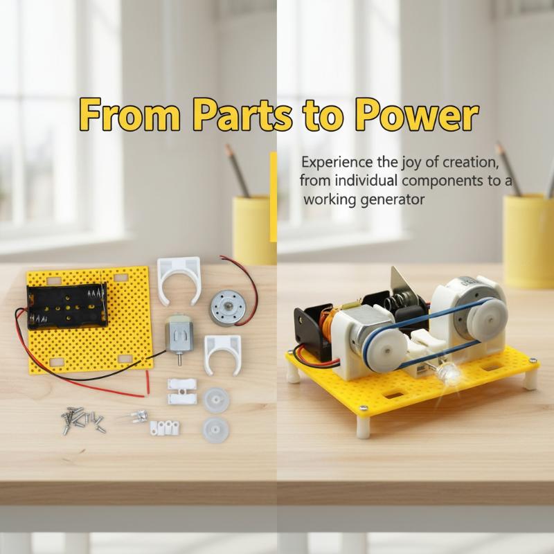 Science Project Physics - Elektromagnetische permanente generatortechnologie, natuurkunde-experiment, uitvinding, innovatie,