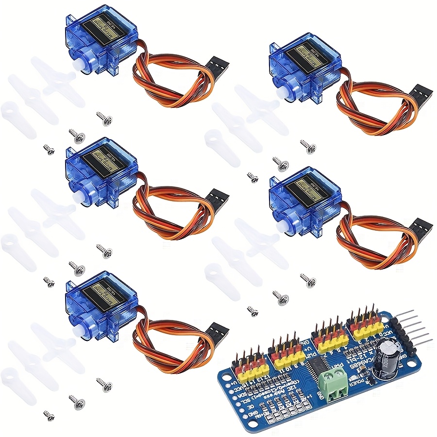 5 stuks SG90 9G servomotoren + - Robot Arm Motor recensie en prijs