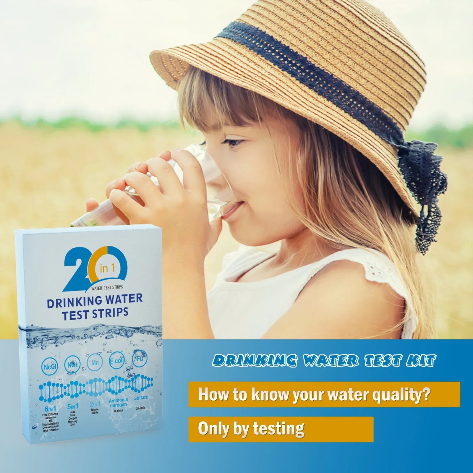 YAGO 20-in-1 Waterteststrips D - Water Testing Kit recensie en prijs