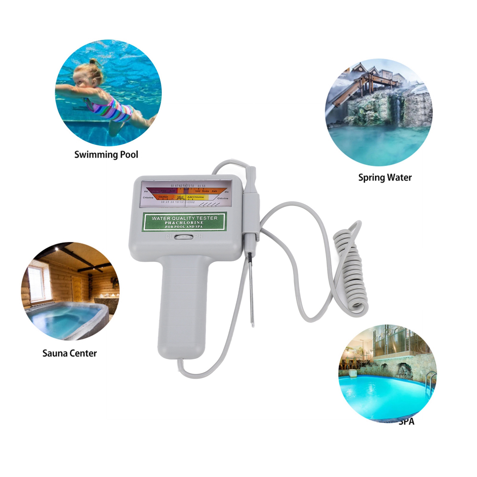 Digitale zwembadwatertester pH - Water Testing Kit recensie en prijs
