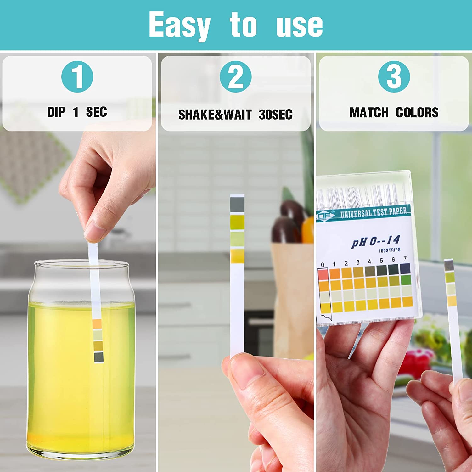 100 Strips 0-14 PH Alkalisch Z - Water Testing Kit recensie en prijs